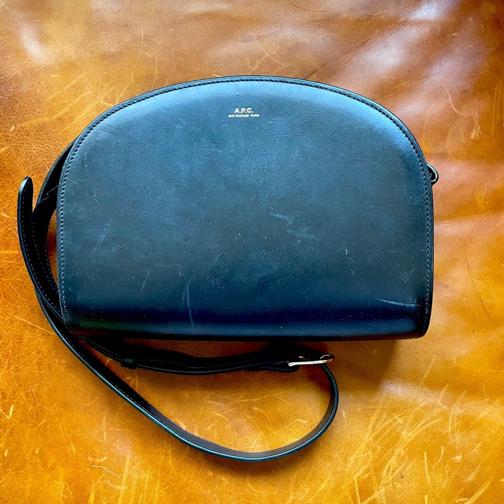 APC Black Demi Lune Bag